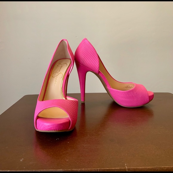 Jessica Simpson Snake Print Heels - Picture 2 of 4